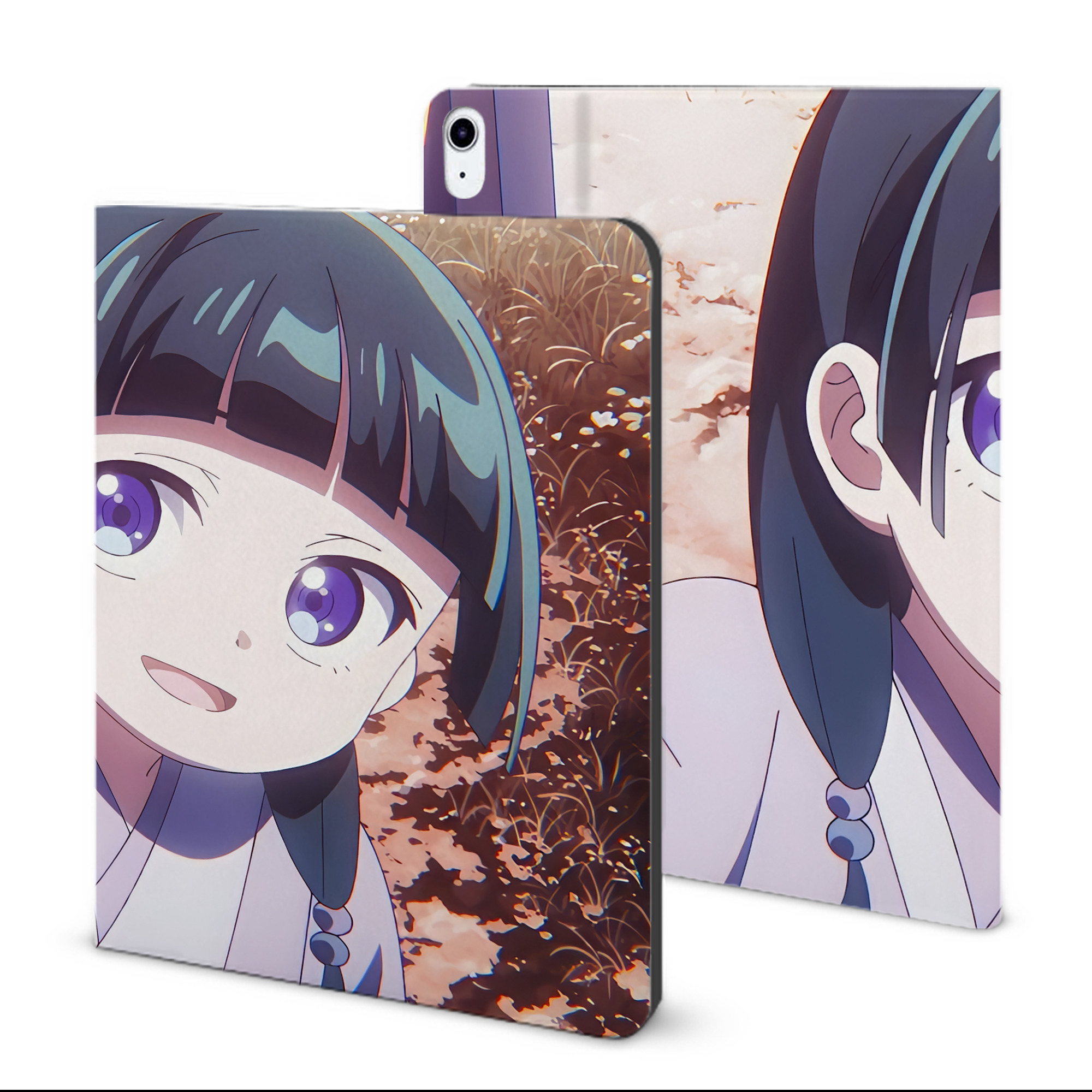 （画像用） 薬屋のひとりごと The Apothecary Diaries IPad ケース ブック型 PUレザー TPU 耐衝撃 軽量 薄型 ペン収納なし 全面保護 IPad 各モデル対応